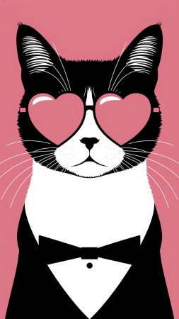 Рисованные коты