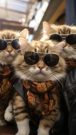 Котики милые