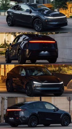 Модель Tesla y можжевельник